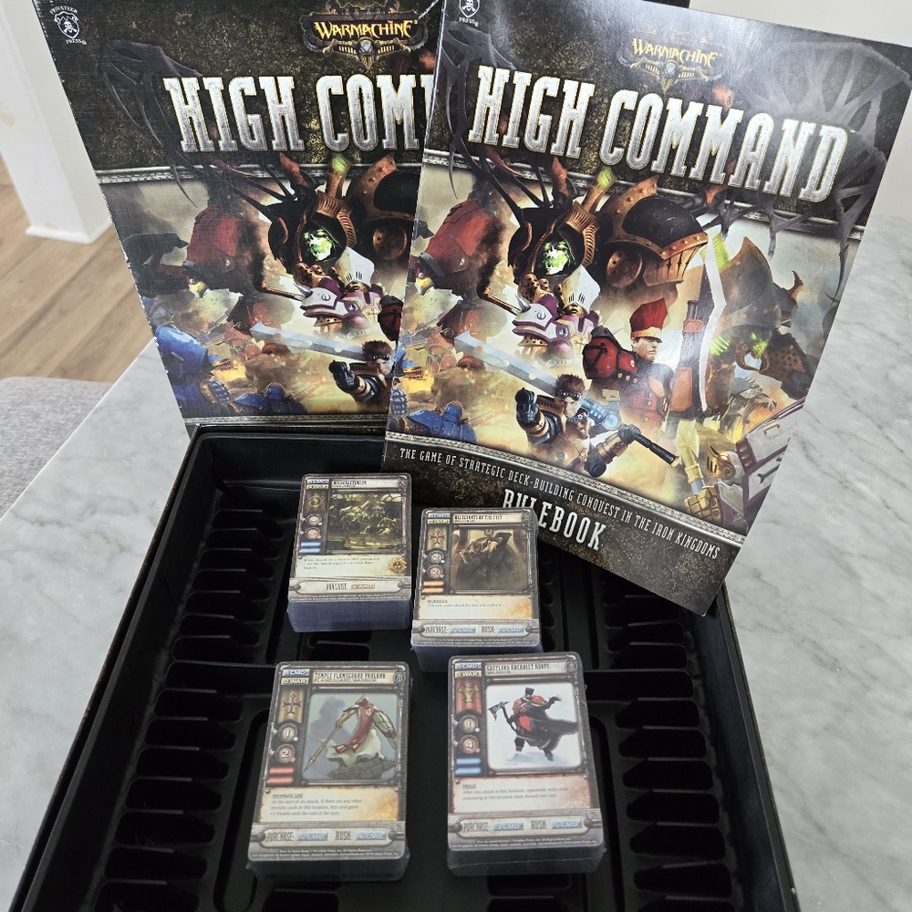 WarMachine High Command Deck Building Game Cards Sealed Games Night Fantasy